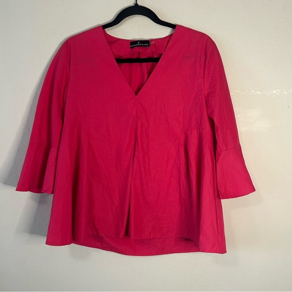 Pomander Place Tuckernuck Flare Sleeve Blouse - Picture 1 of 4